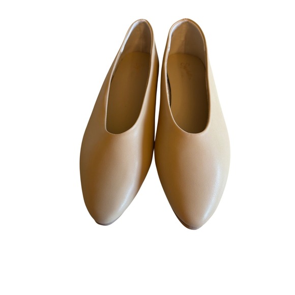 Seychelles Shoes - Seychelles Flat Shoes Beige Tan Almond Toe Glove Shoe Minimalist Size 10